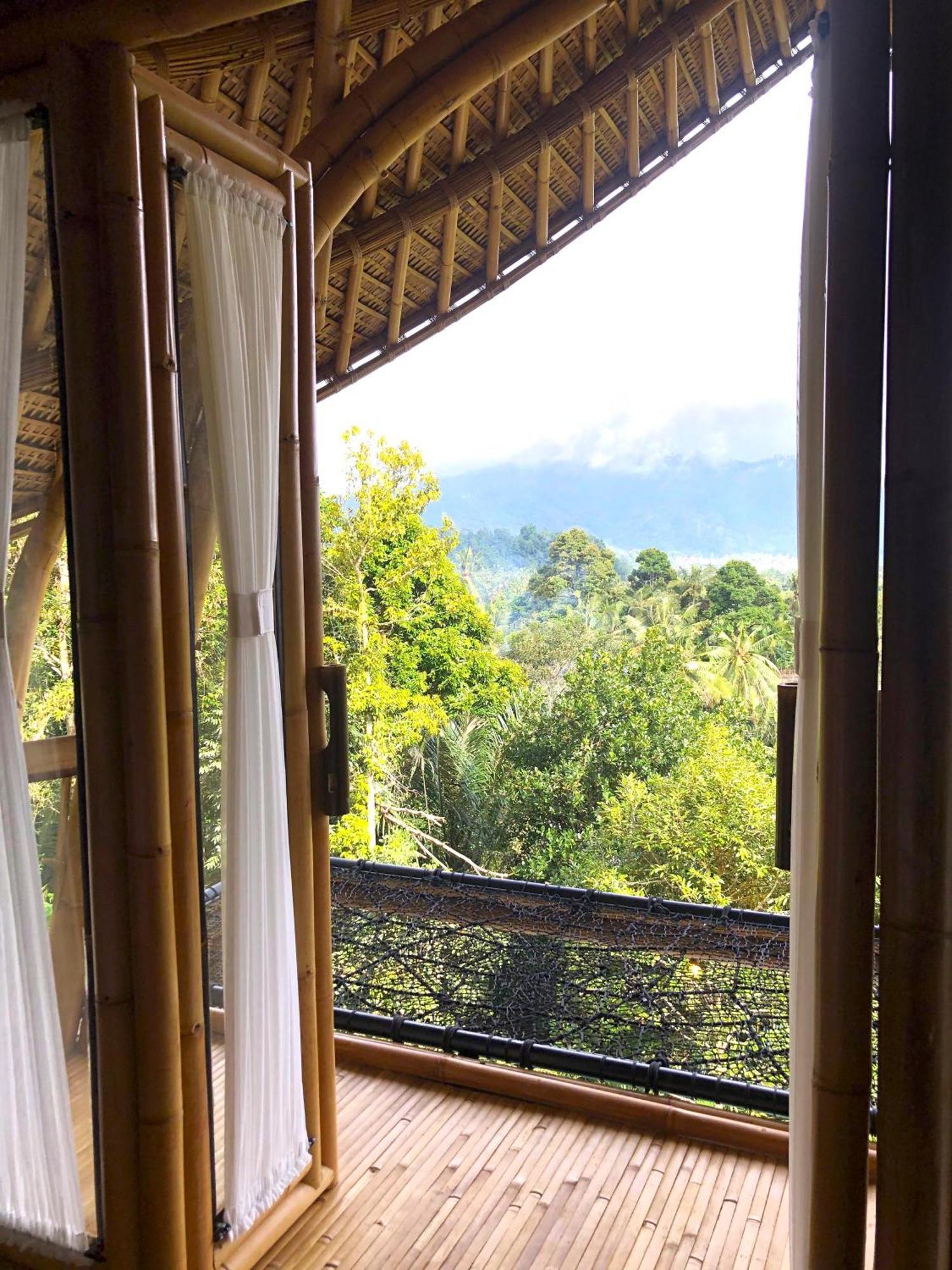 Danaswari Bali Bamboo House Villa Selat Exteriör bild