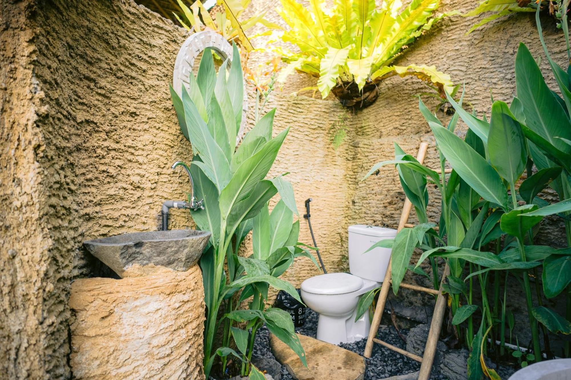 Danaswari Bali Bamboo House Villa Selat Exteriör bild